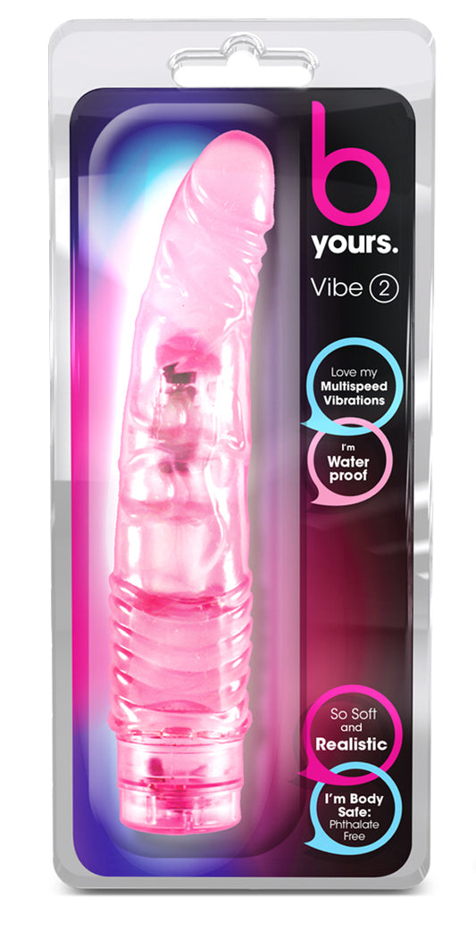 "B Yours Cock Vibe #2 - Pink BL-10030"