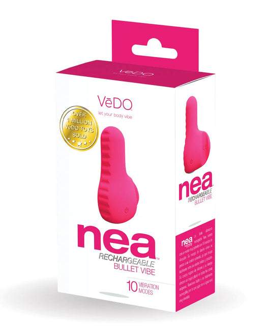 "Nea Rechargeable Finger Vibe - Foxy Pink VI-F1309"