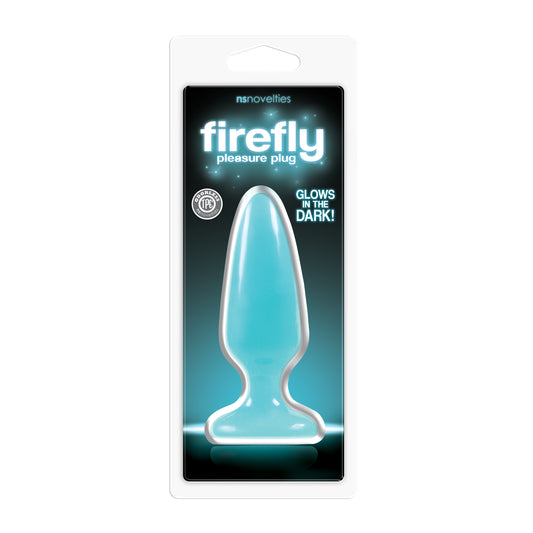 "Firefly Pleasure Plug - Medium - Blue NSN0475-37"