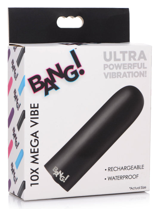 "10x Mega Vibrator - Black BNG-AG749-BLK"