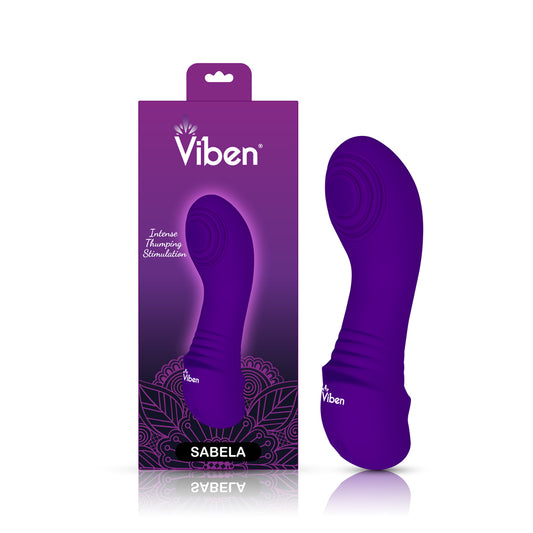 "Sebela Mini Thumping G-Spot Vibe - Violet VB-75026"