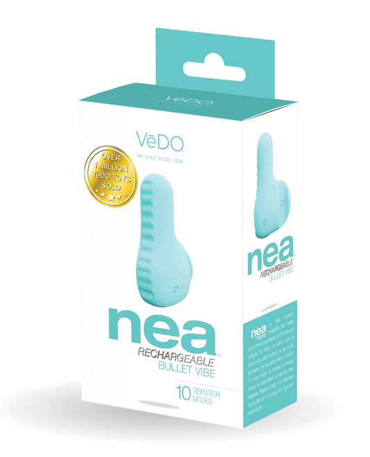 "Nea Rechargeable Finger Vibe - Tease Me Turquoise VI-F1301"