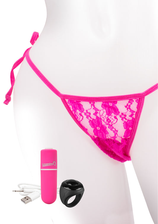 My Secret Charged Remote Control Panty Vibe - Pink APTY-PK-101E