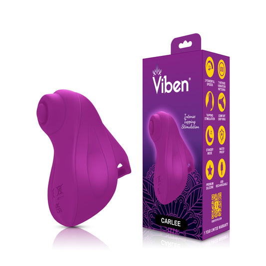 "Carlee Tapping Finger Vibe -Berry VB-75030"