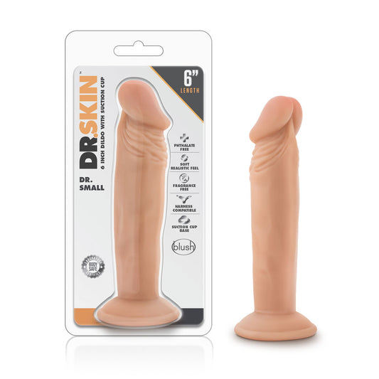 "Dr. Skin - Dr. Small - 6 Inch Dildo - Vanilla BL-14623"
