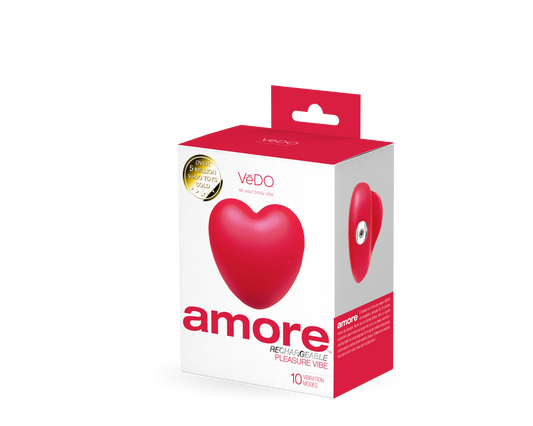 "Amore Rechargeable Pleasure Vibe - Red VI-H0117"