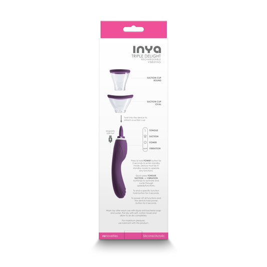 "Inya - Triple Delight - Purple NSN-0552-25"