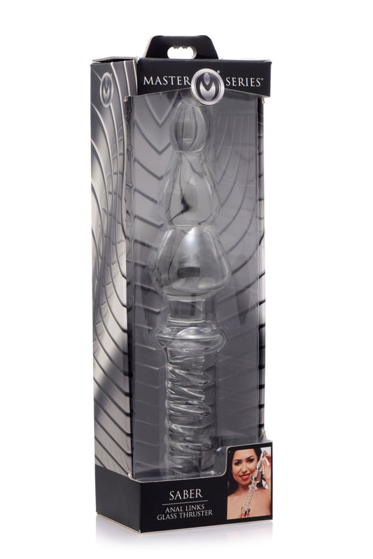 "Saber Anal Links Glass Thruster MS-AF502"