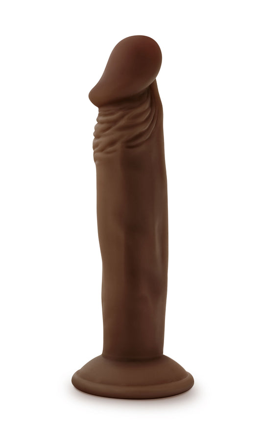 "Dr. Skin Plus - 6 Inch Posable Dildo - Chocolate BL-14926"