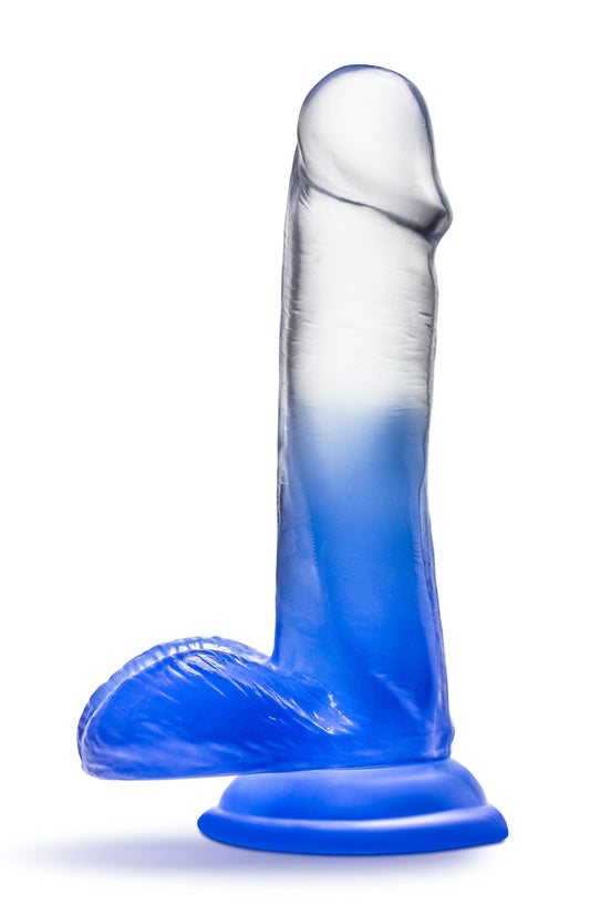 "B Yours - Stella Blue - 6 Inch Dildo - Blue BL-38502"