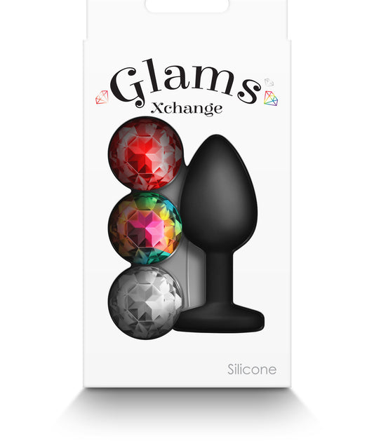 "Glams Xchange Round - Small - Black NSN-0514-33"