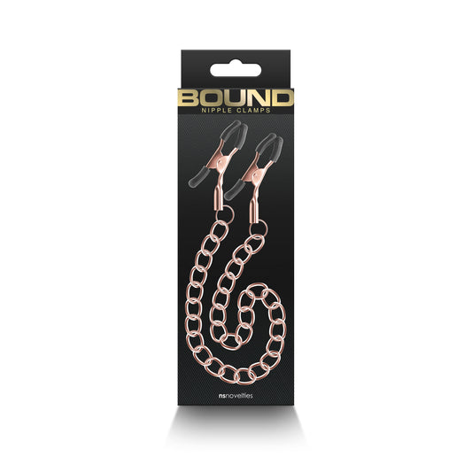 "Bound - Nipple Clamps - Dc2 - Rose Gold NSN-1303-02"