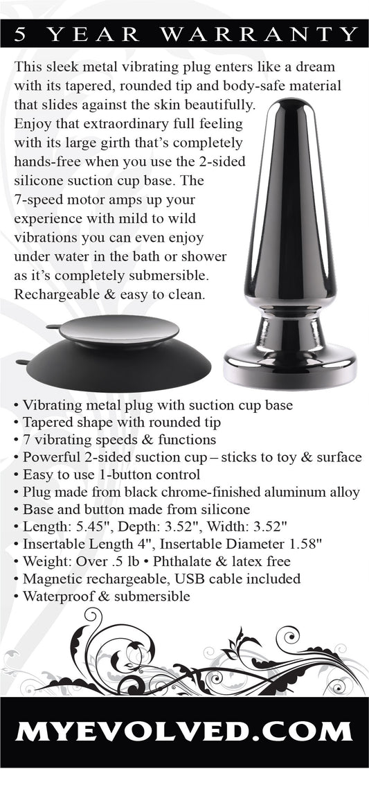 "Advanced Metal Plug - Black Chrome EN-RS-1089-2"