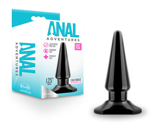 "Anal Adventures - Easy Plug - Black BL-24125"