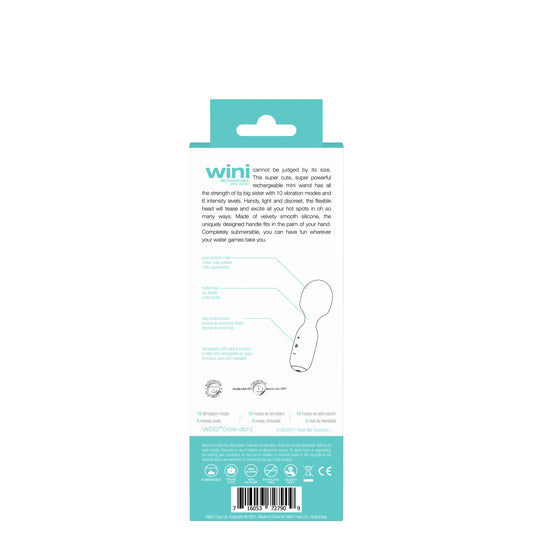 "Wini Rechargeable Mini Wand - Turquoise VI-W0201"