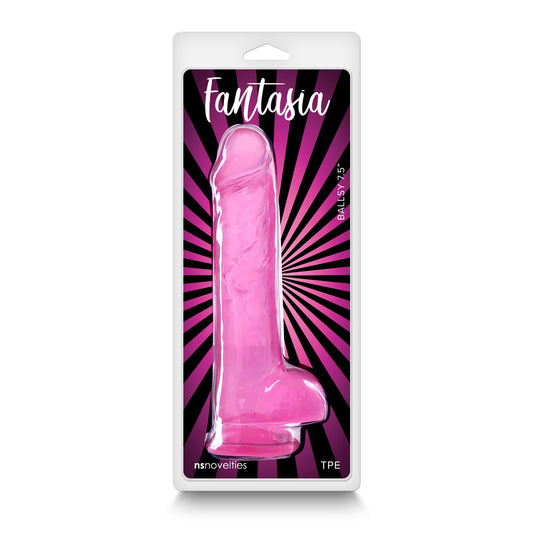 "Fantasia - Ballsy 7.5 Inch - Pink NSN-0382-64"