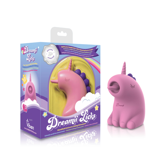 "Dreamii Licks Licking Unicorn Stimulator - Mystical Pink VB-75033"