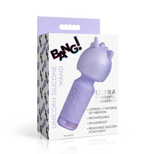 "Unicorn Silicone Wand - Lavender BNG-AH663"