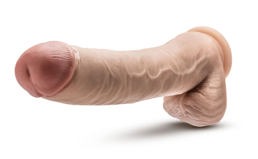 "Dr. Skin - Dr. Michael - 14 Inch Dildo With Balls - Beige BL-26403"