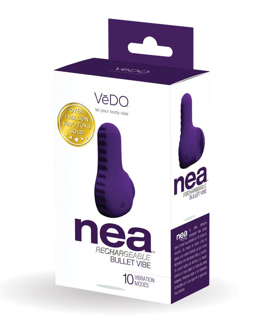 "Nea Rechargeable Finger Vibe - Deep Purple VI-F1313"