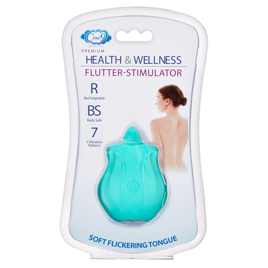 "Health and Wellness Flutter Oral Tongue Stimulator Teal WTC920"