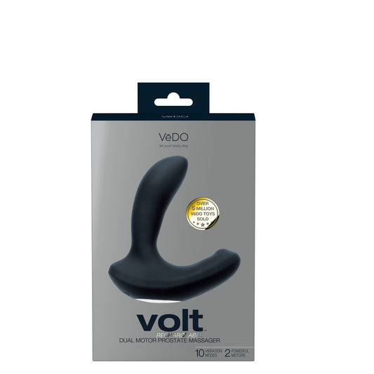 "Volt Rechargeable Prostate Vibe - Black VI-P2308"