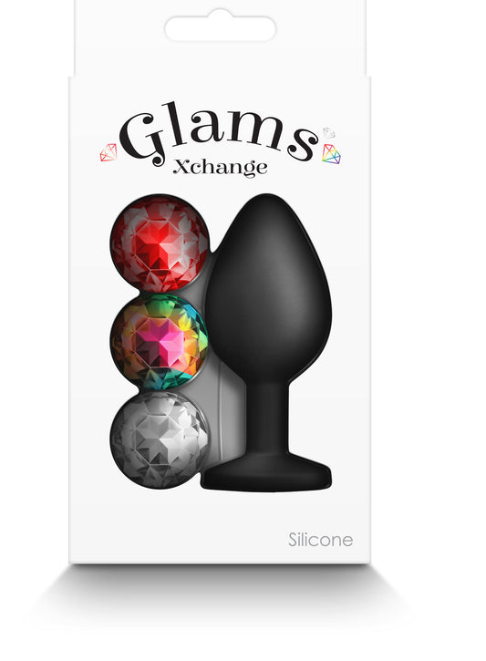 "Glams Xchange Round - Medium - Black NSN-0514-43"