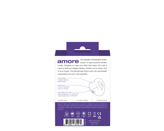 "Amore Rechargeable Pleasure Vibe - Purple VI-H0118"