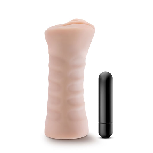 "Enlust - Ayumi - Vibrating Stroker - Beige BL-73413"