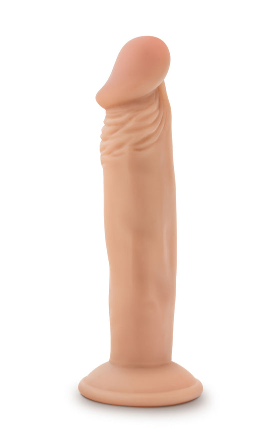 "Dr. Skin Plus - 6 Inch Posable Dildo - Vanilla BL-14923"