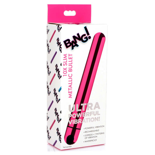 "10x Slim Metallic Bullet - Pink BNG-AG764-PNK"