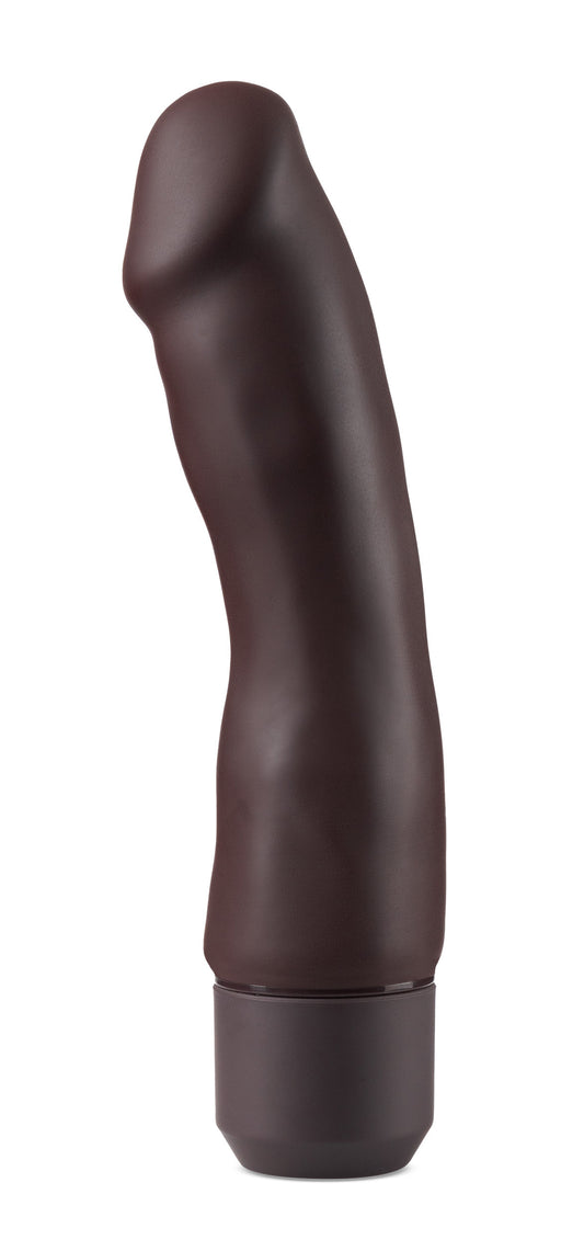 Dr. Skin Silicone Dr. Steve - 7 Inch Vibrating Dildo - Brown BL-63926