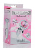 "Pink Gem Glass Anal Plug - Small BTYS-AG430-SML"