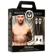 "Primal Spiked Clover Nipple Clamps - Silver MS-AH351"