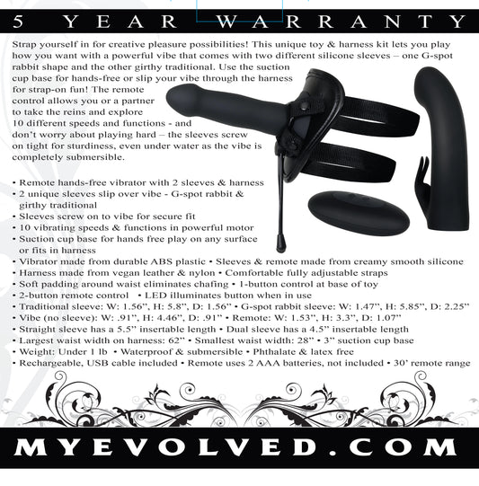"Heavenly Harness - Black EN-RS-8478-2"