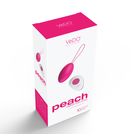 "Peach Vibrating Egg - Foxy Pink VI-B0309"