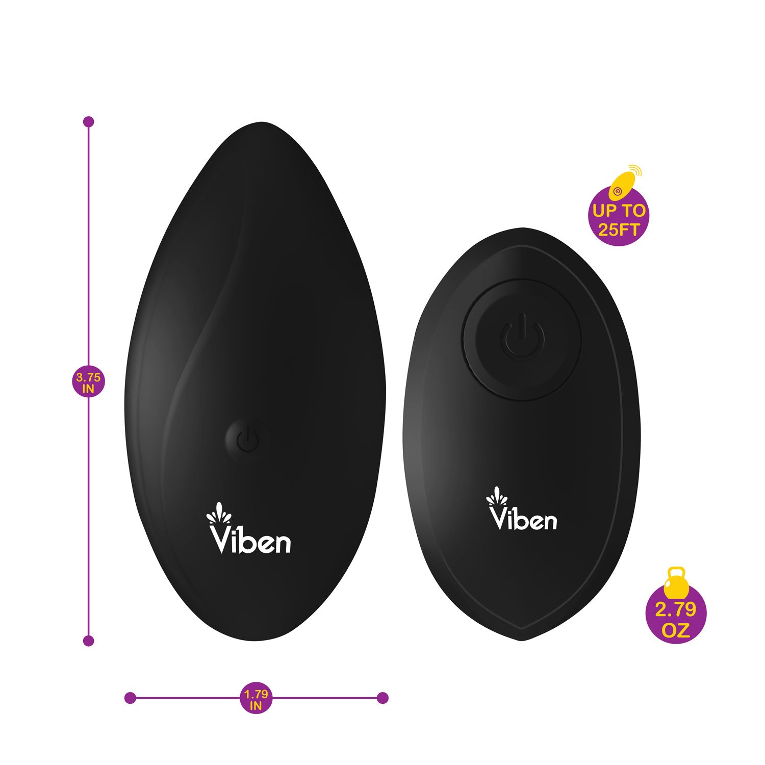 Racy Remote Panty Vibe - Black