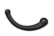 "10x Vibra-Crescent Silicone Dual Ended Dildo - Black MS-AH112-BLK"