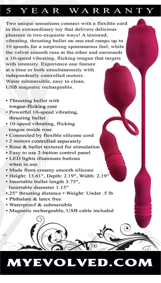 "Wild Rose - Red EN-RS-1225-2"