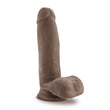 "Au Naturel - 7 Inch Sensa Feel Dildo - Chocolate BL-36416"