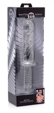 "Brutus Glass Dildo Thruster - Clear MS-AF178"