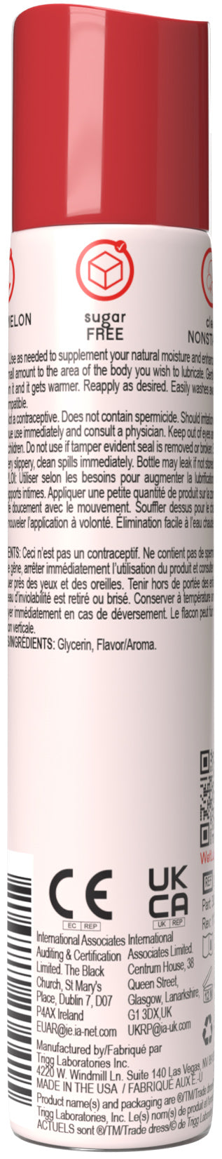 Wet Warming Fun Flavors - Watermelon - 4 in 1 Lubricant 1 Oz