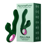 "Pallina Triple-Action Rabbit Vibrator - Green FF-1049-17"