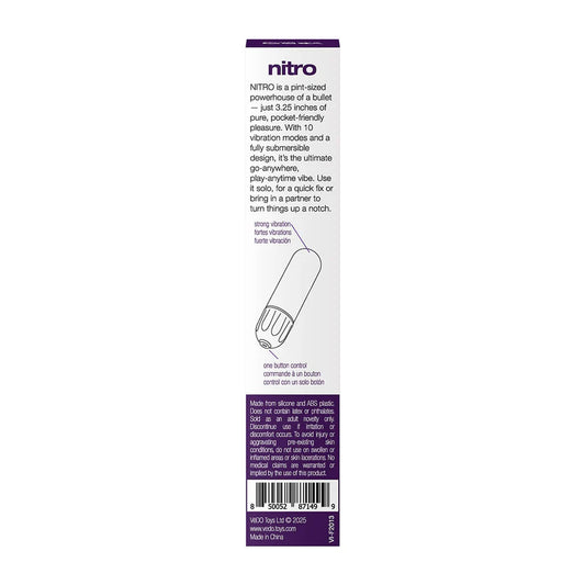 Nitro Rechargeable Bullet - Purple