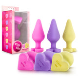 "Naughty Candy Hearts Display - 9 Pieces - Assorted Colors BL-99994"
