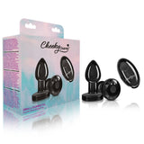 Vibrating Gunmetal Metal Remote Plug - Small