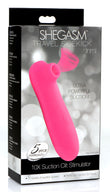 "Shegasm Travel Sidekick 10x Suction Clit Stimulator - Pink INM-AG780"