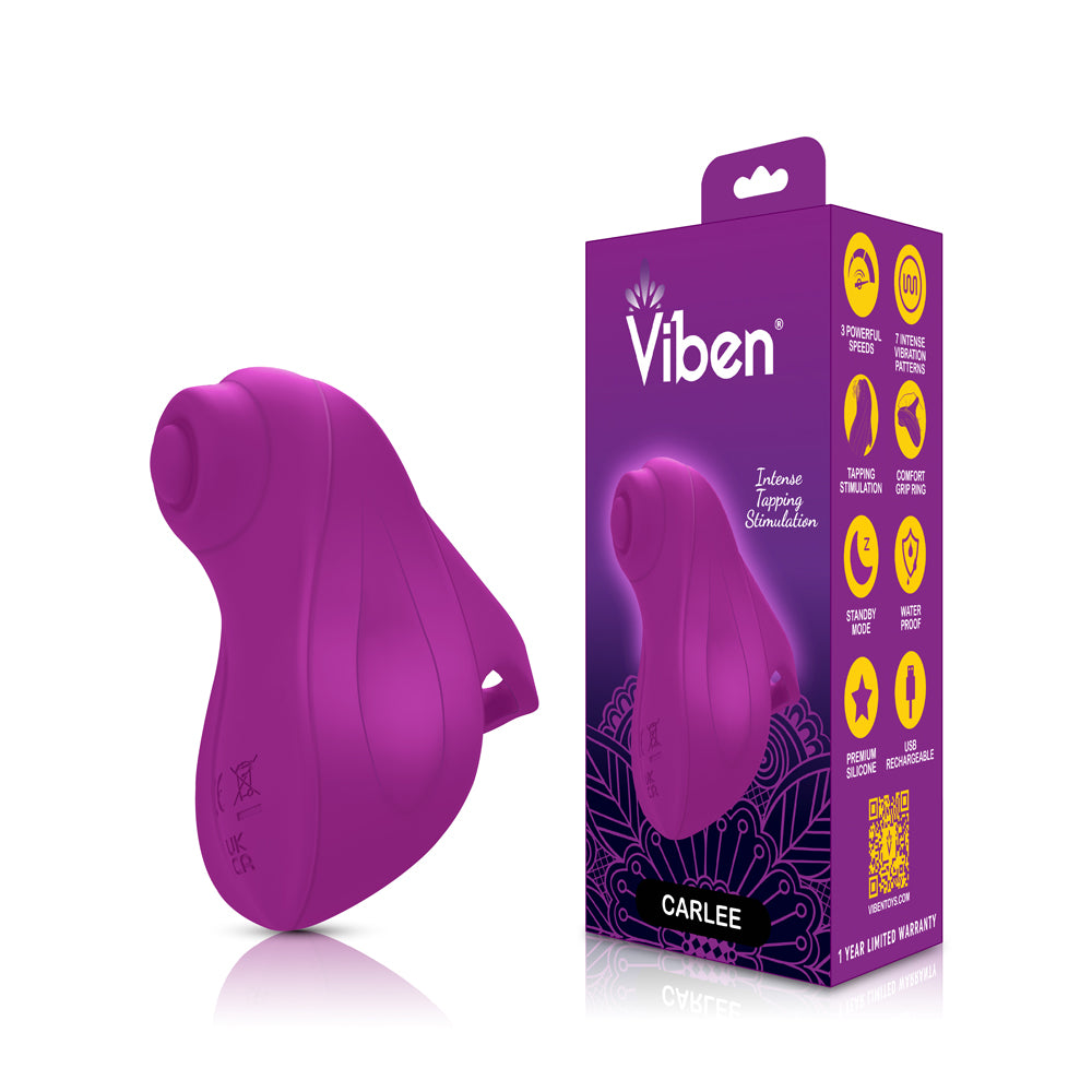 "Carlee Tapping Finger Vibe -Berry VB-75030"