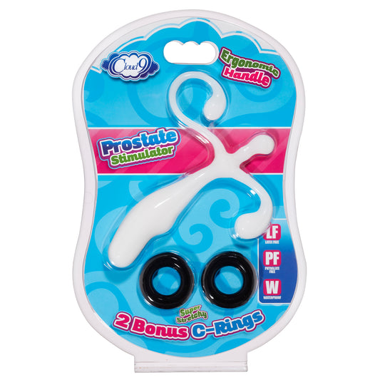 "Prostate Stimulator Kit White W/c Rings WTC85226"