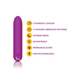 Bombshell Flexible Bullet - Berry